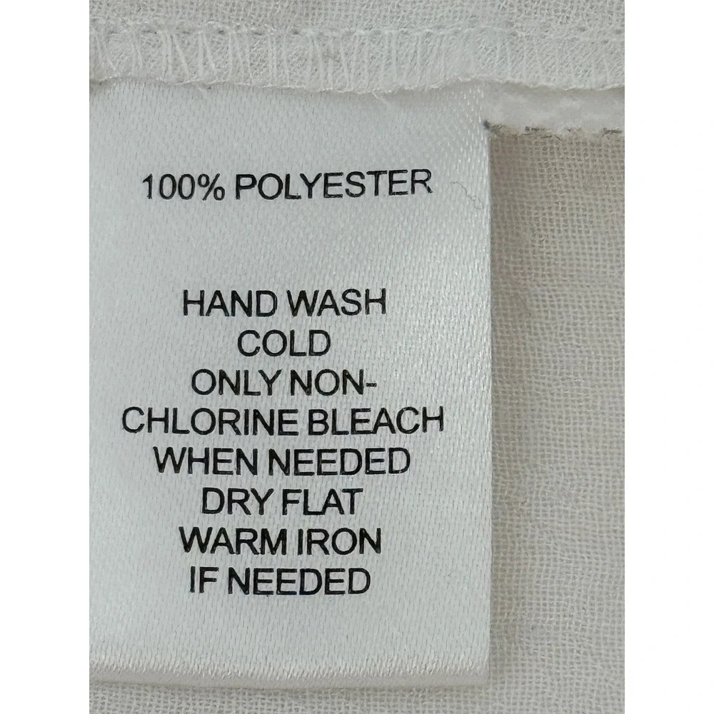 Ann Taylor LOFT White Pintuck Sleeve Peasant Blouse Sz S 3/4 Sleeve Scoop Neck